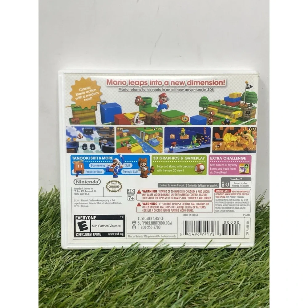 Super Mario 3D Land Nintendo 3DS CIB Complete Tested
